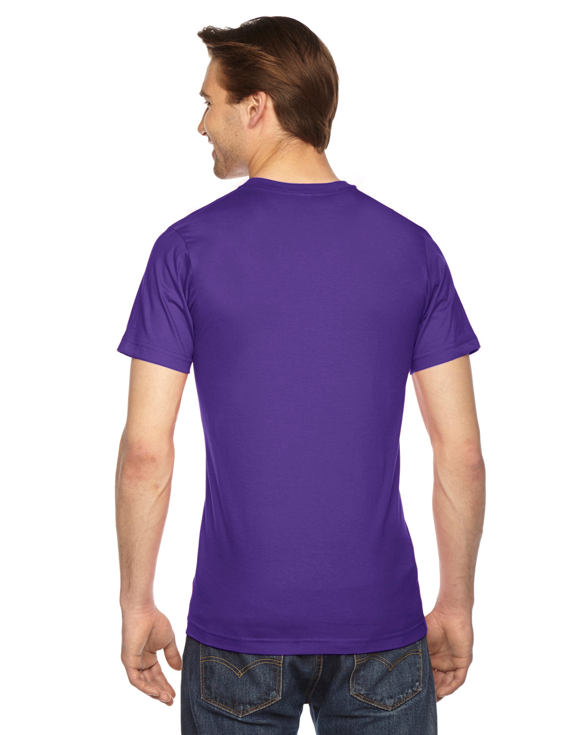 Unisex Fine Jersey Short-Sleeve T-Shirt - Purple