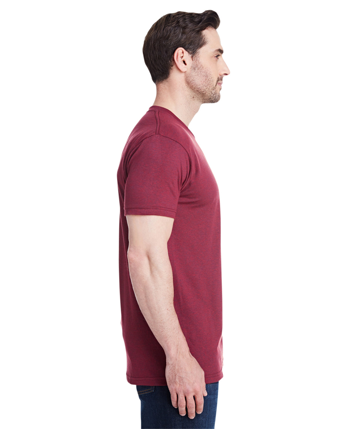 Unisex Triblend T-Shirt - Tri Cranberry