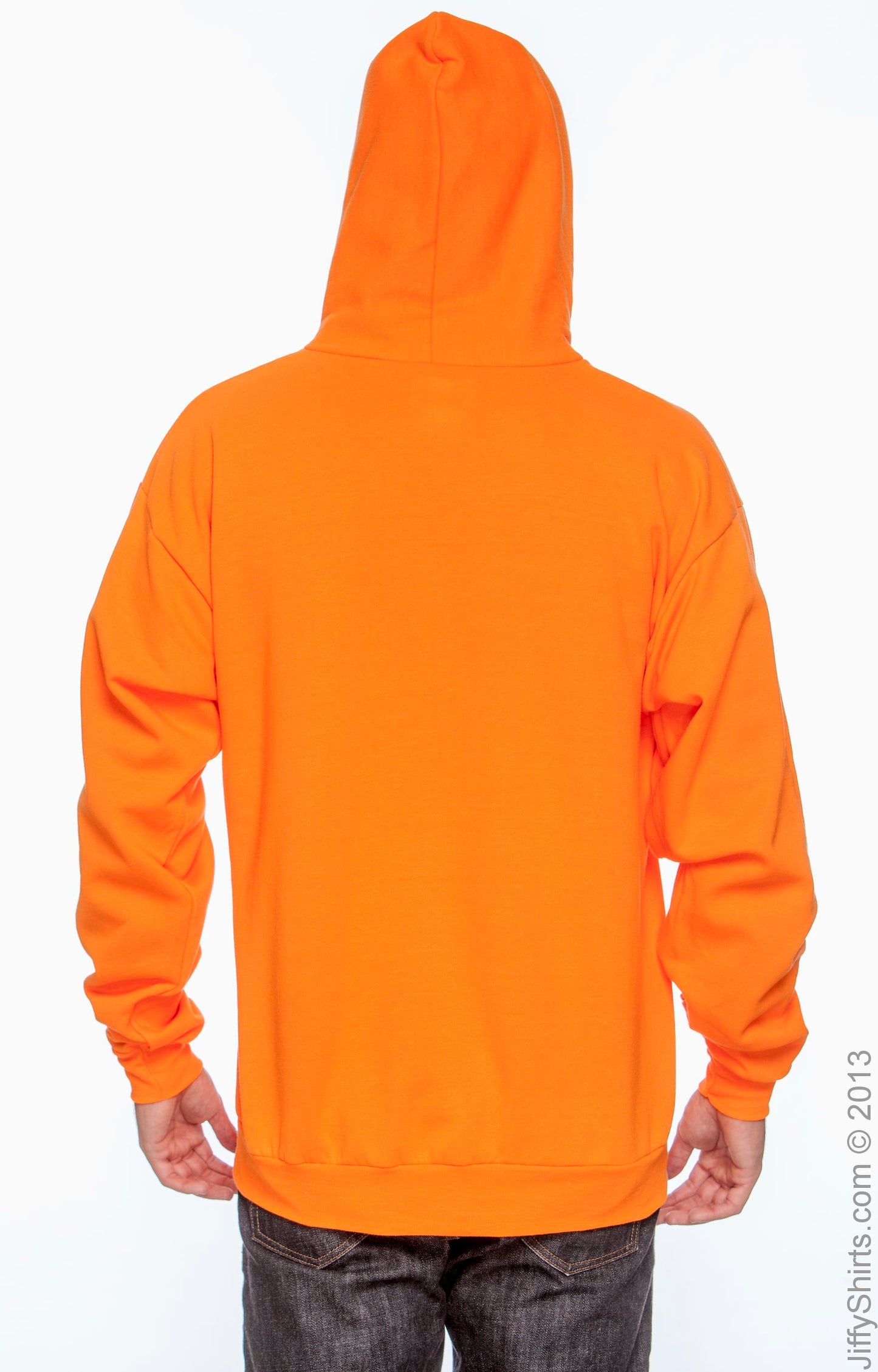 Ecosmart® 50/50 Pullover Hoodie - High Viz Safety Orange