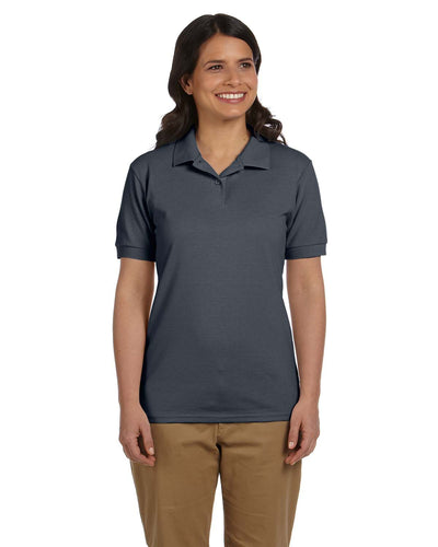 Women's Piqué Polo - Charcoal
