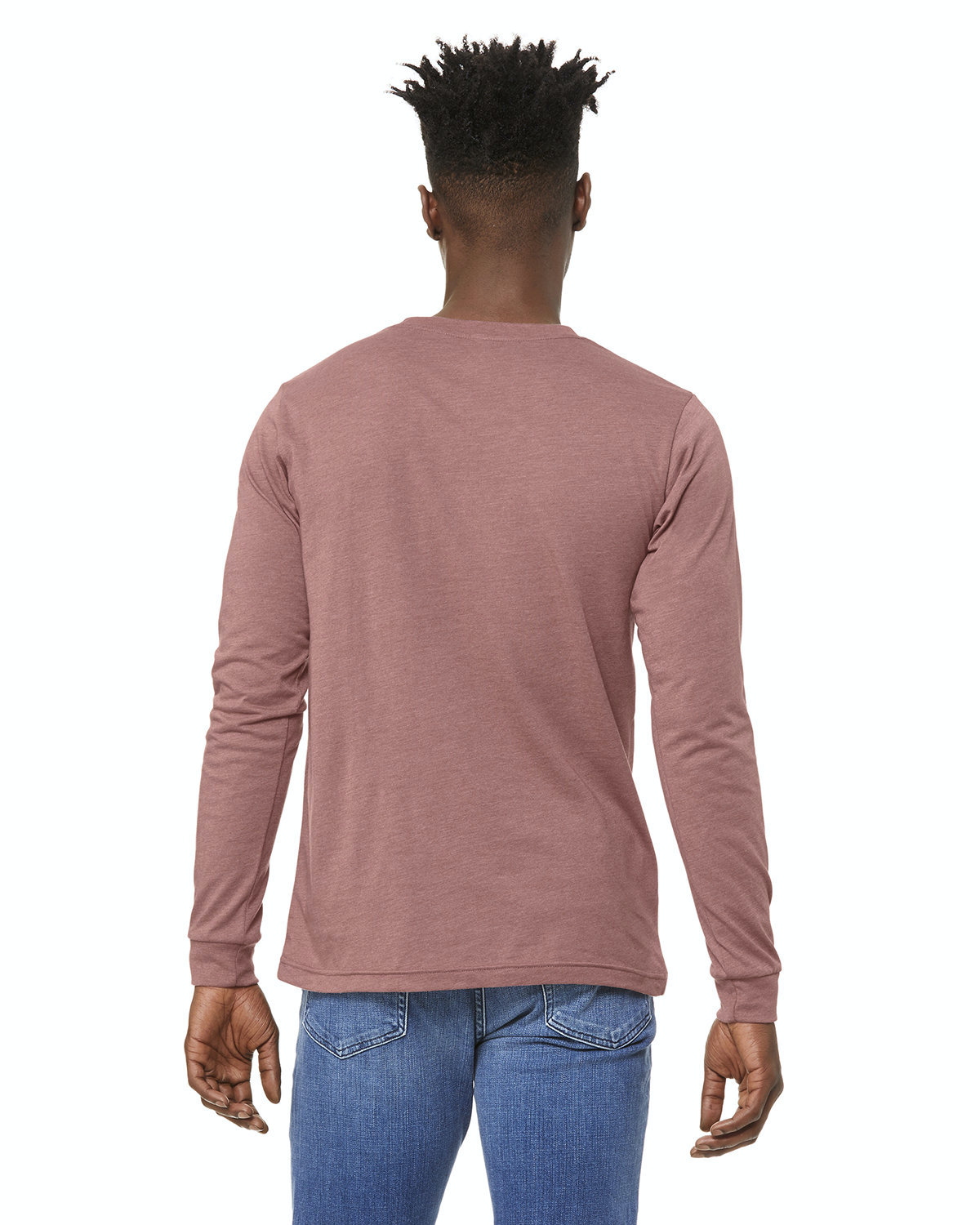 Unisex Jersey Long-Sleeve T-Shirt - Heather Mauve