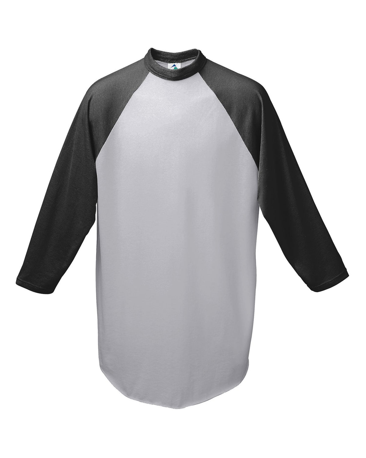 Youth Three-Quarter Sleeve Baseball Jersey - Athletic Heather / Black