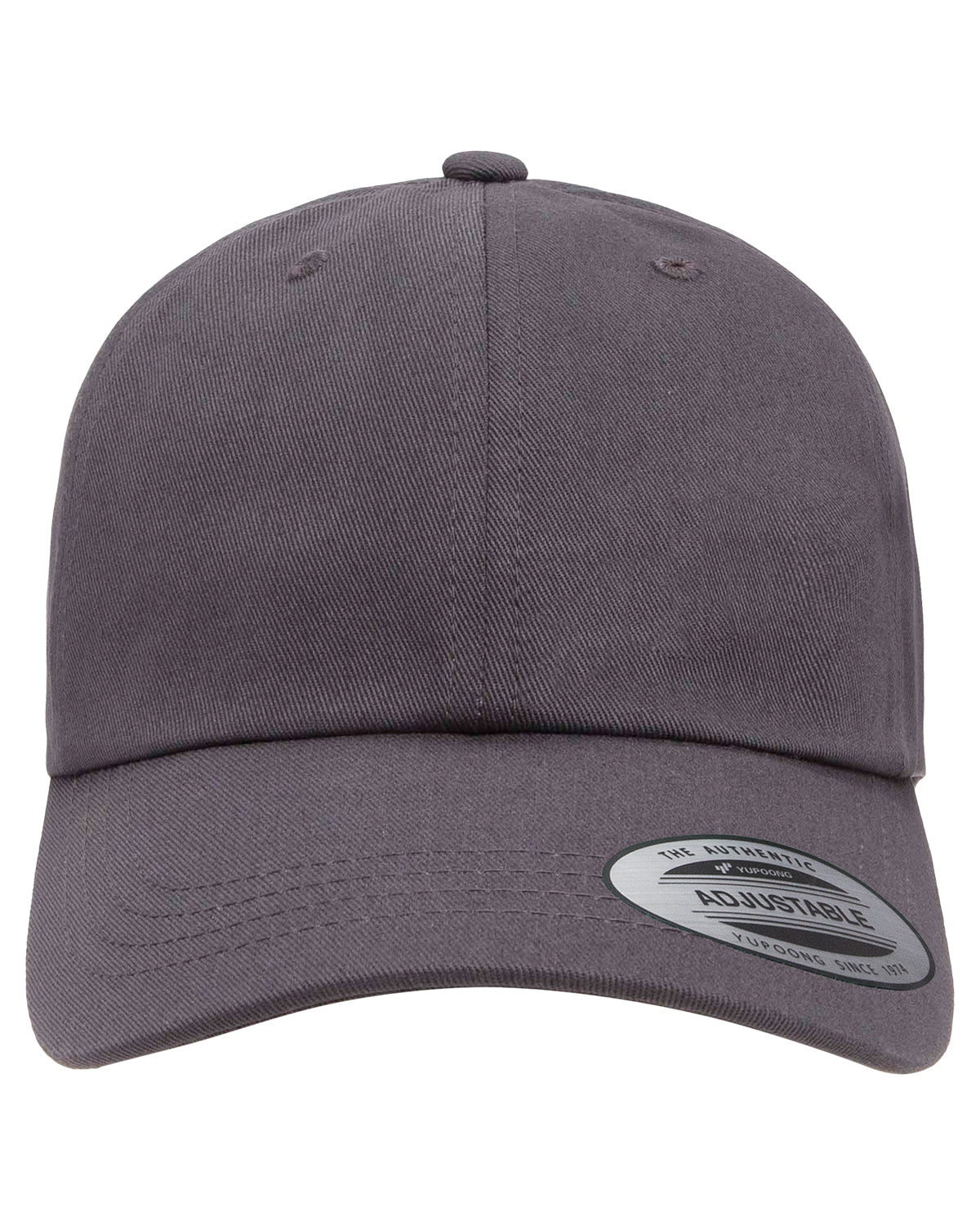 Unisex Low-Profile Cotton Twill Dad Cap - Dark Gray