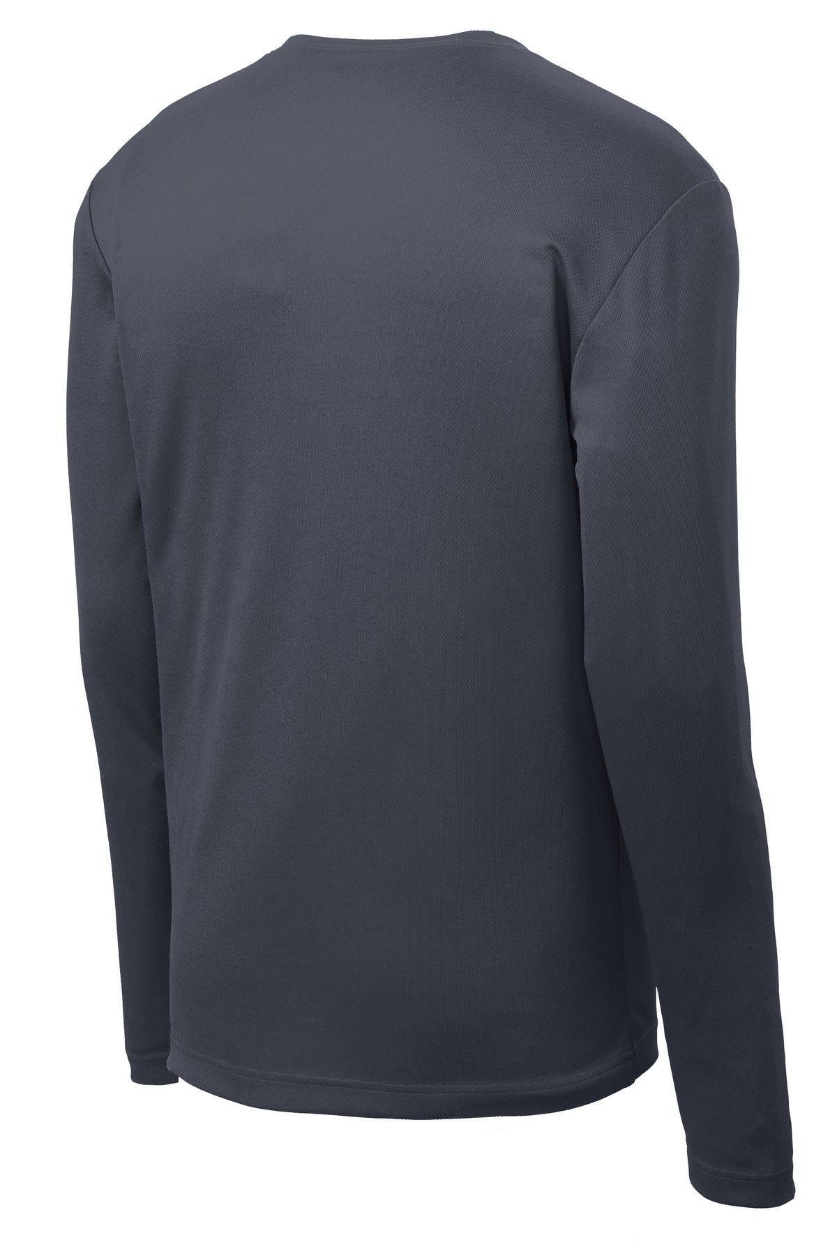 Unisex PosiCharge RacerMesh Long Sleeve Tee - Graphite Gray