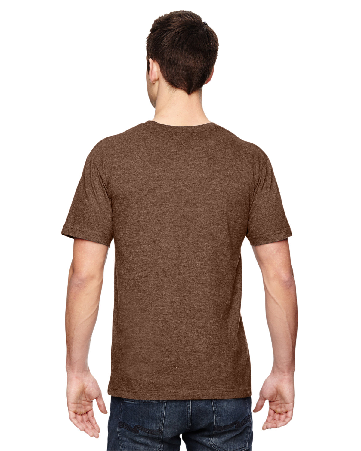 Unisex Fine Jersey T-Shirt - Vintage Chocolate
