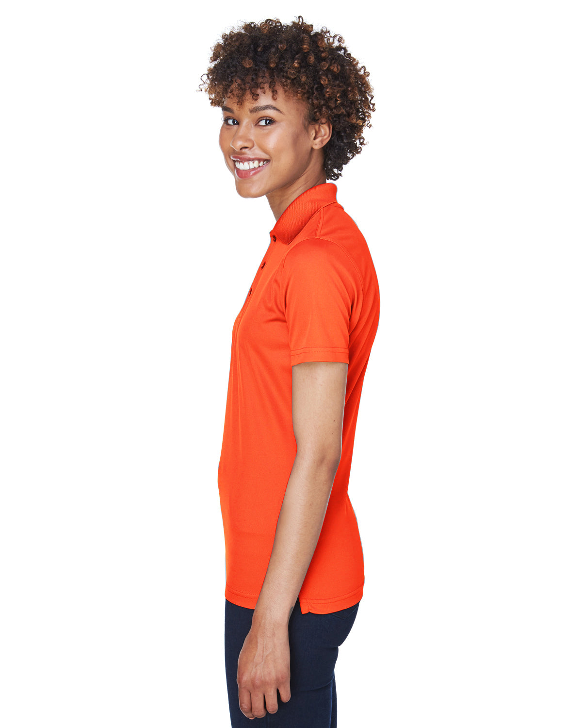 Women's Cool & Dry Mesh Piqué Polo - Orange