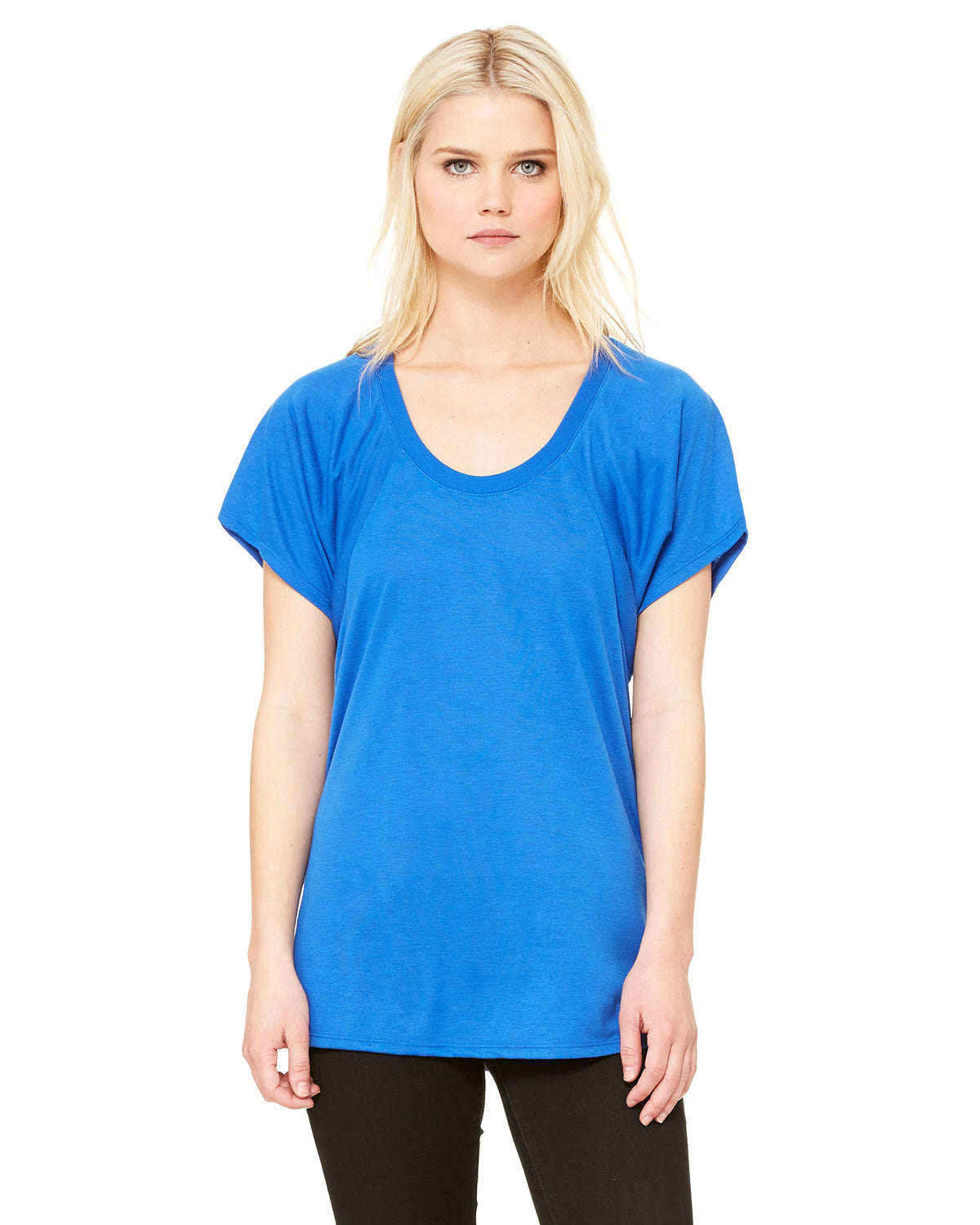 Women's Flowy Raglan T-Shirt - True Royal
