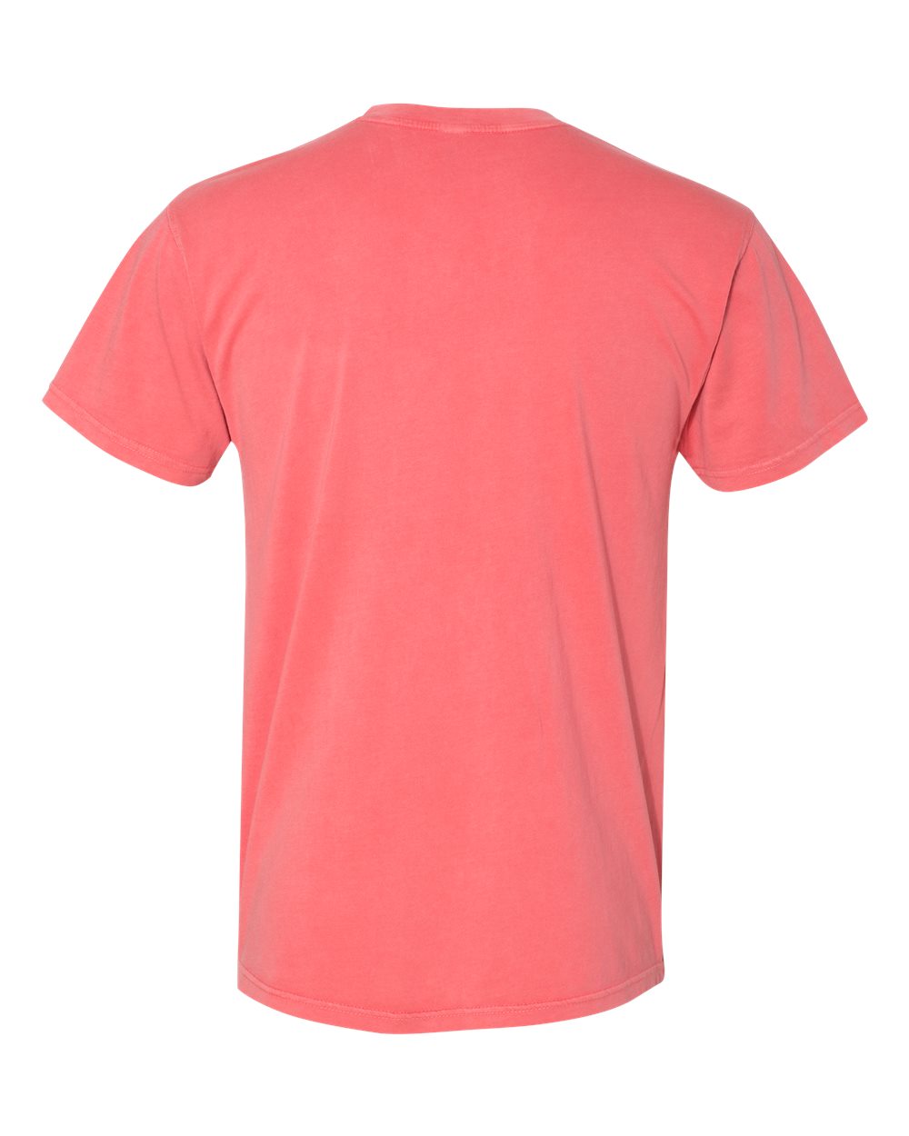 Unisex Inspired Dye Crew with Pocket - Guava