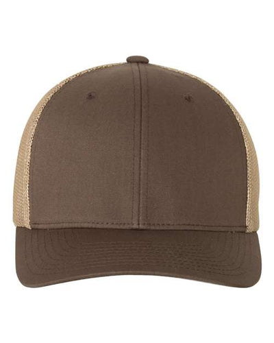 Flexfit 6511 Brown/ Khaki — front