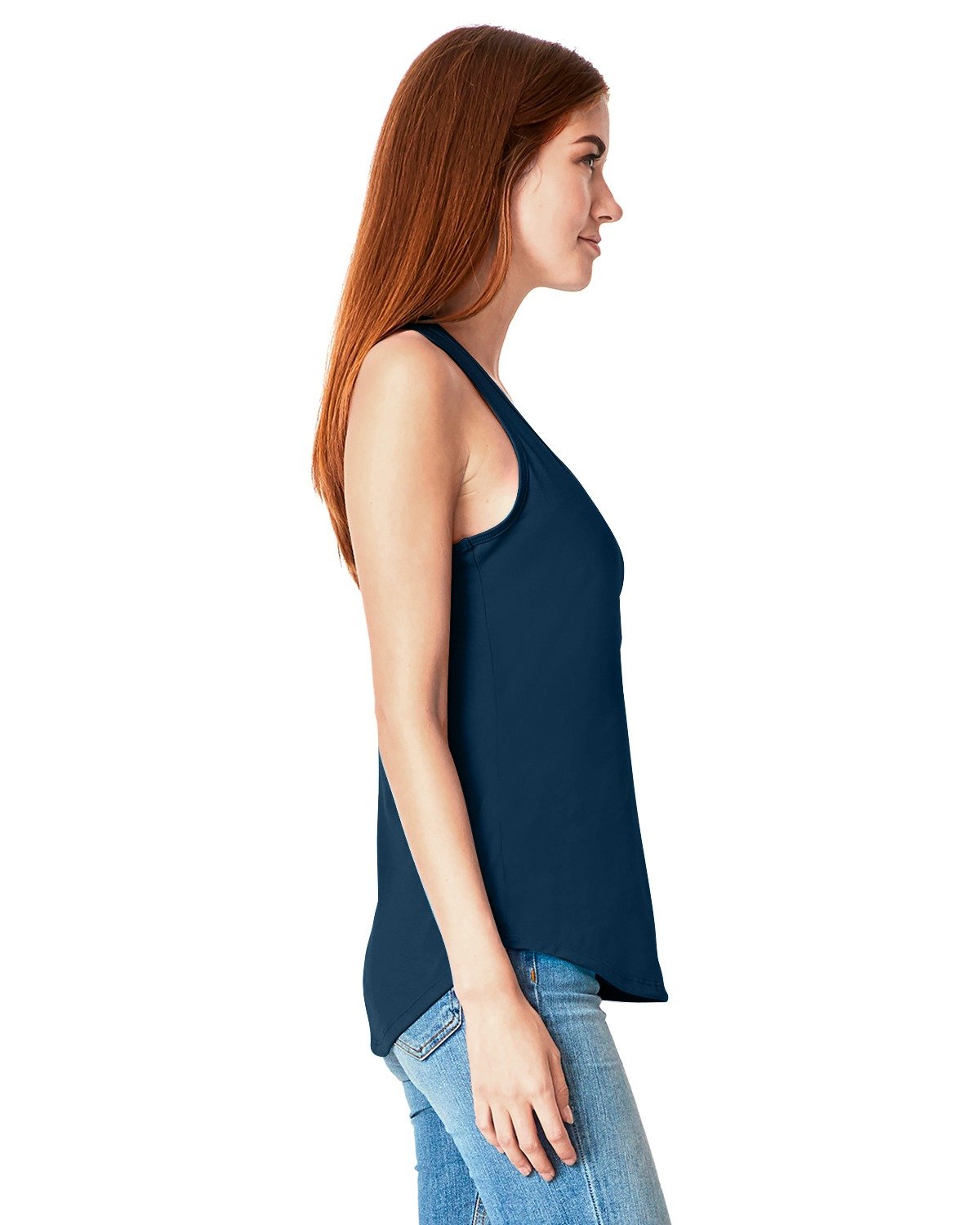 Women's Gathered Racerback Tank - Midnight Navy