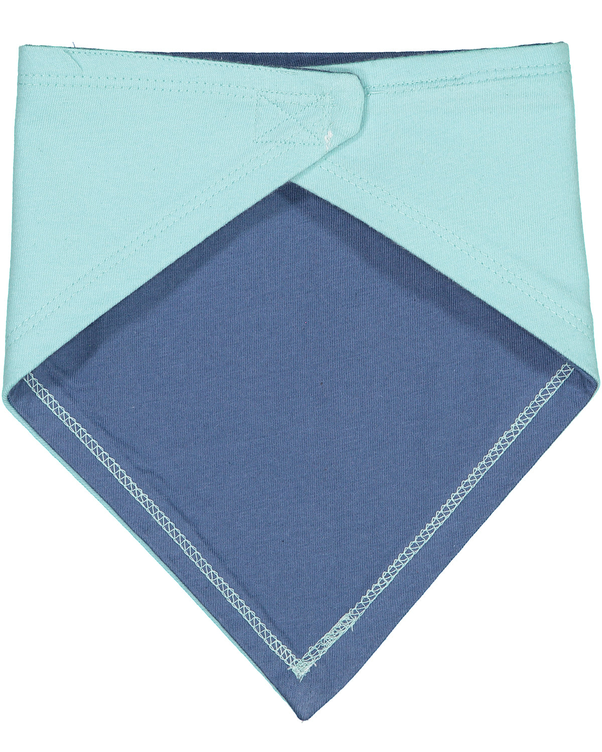 Infant Premium Jersey Bandana Bib - Chill / Indigo