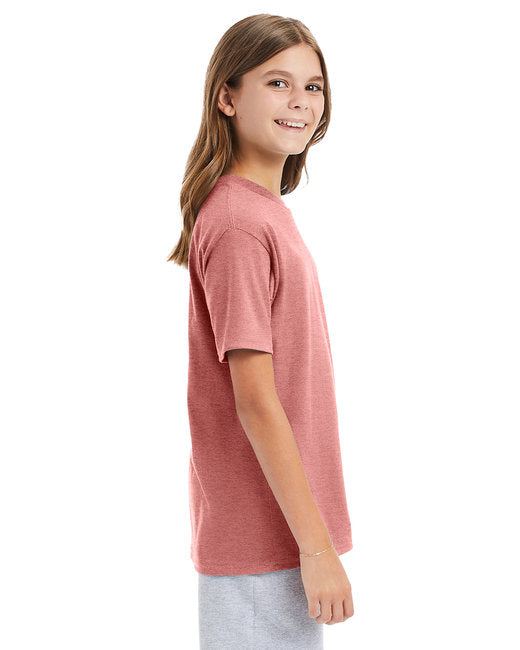 Youth Perfect-T Short Sleeve Tee - Mauve Heather