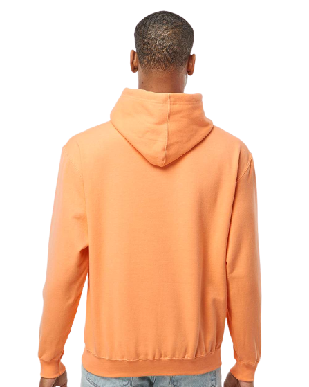 Unisex Fleece Pullover Hoodie - Cantaloupe