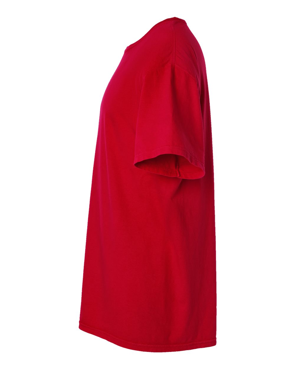 100% Ringspun Cotton Garment-Dyed T-Shirt - Athletic Red