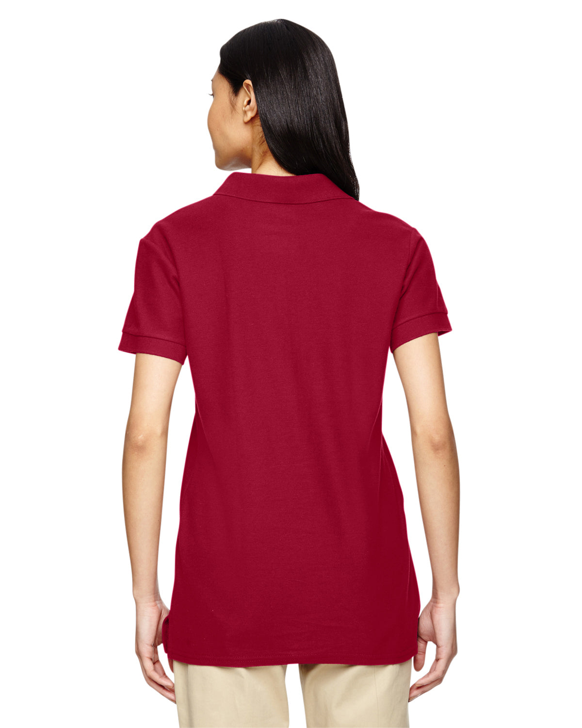 Women's Premium Cotton® Women's Double Piqué Polo - Cardinal Red