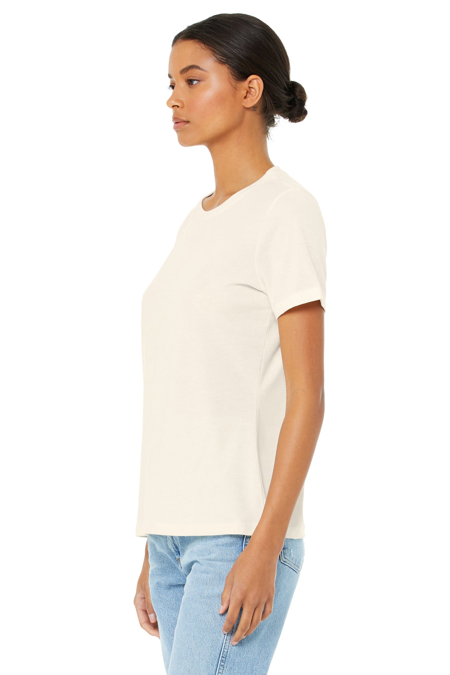 Women's Heathered Relaxed Jersey Short-Sleeve T-Shirt - Heather Natural
