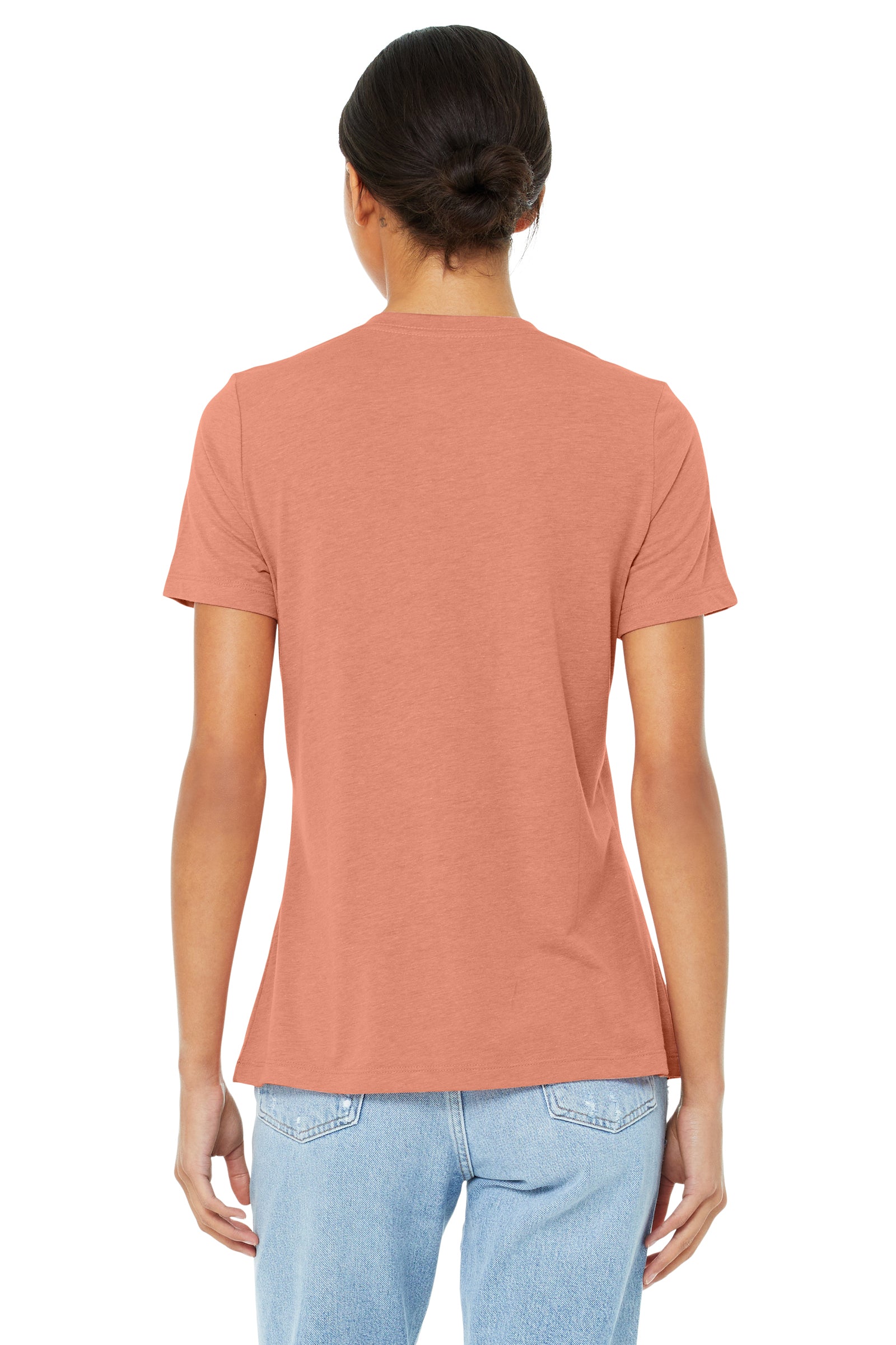 Women's Heathered Relaxed Jersey Short-Sleeve T-Shirt - Heather Sunset