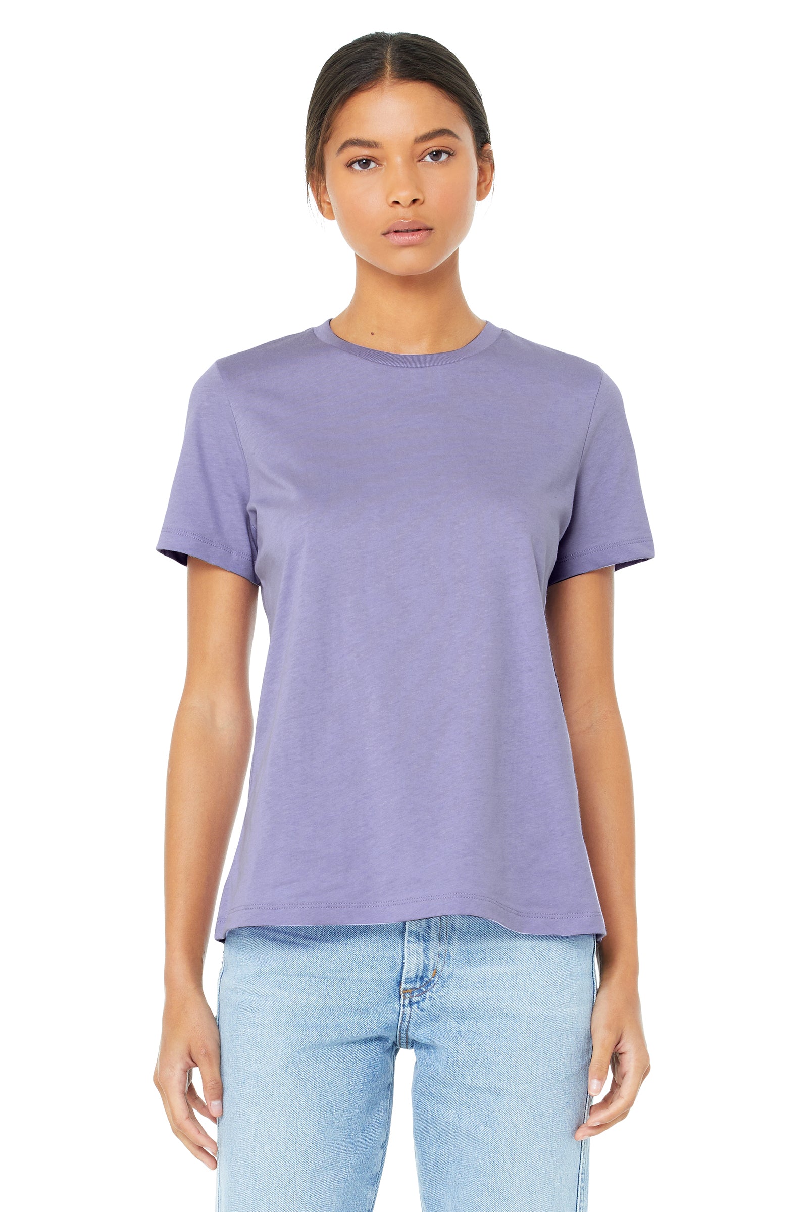 Women's Relaxed Jersey Short-Sleeve T-Shirt - Dark Lavender