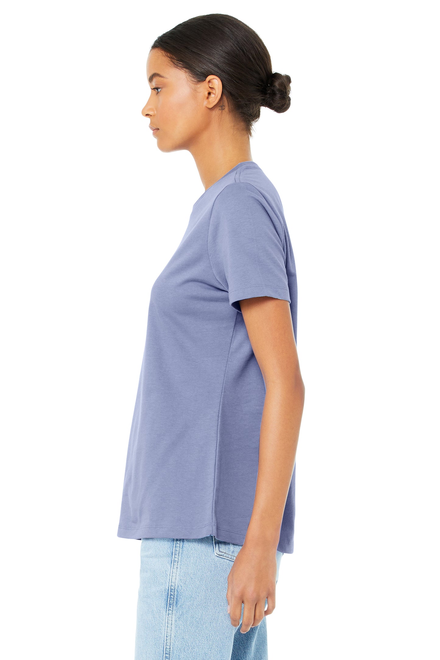 Women's Relaxed Jersey Short-Sleeve T-Shirt - Lavender Blue