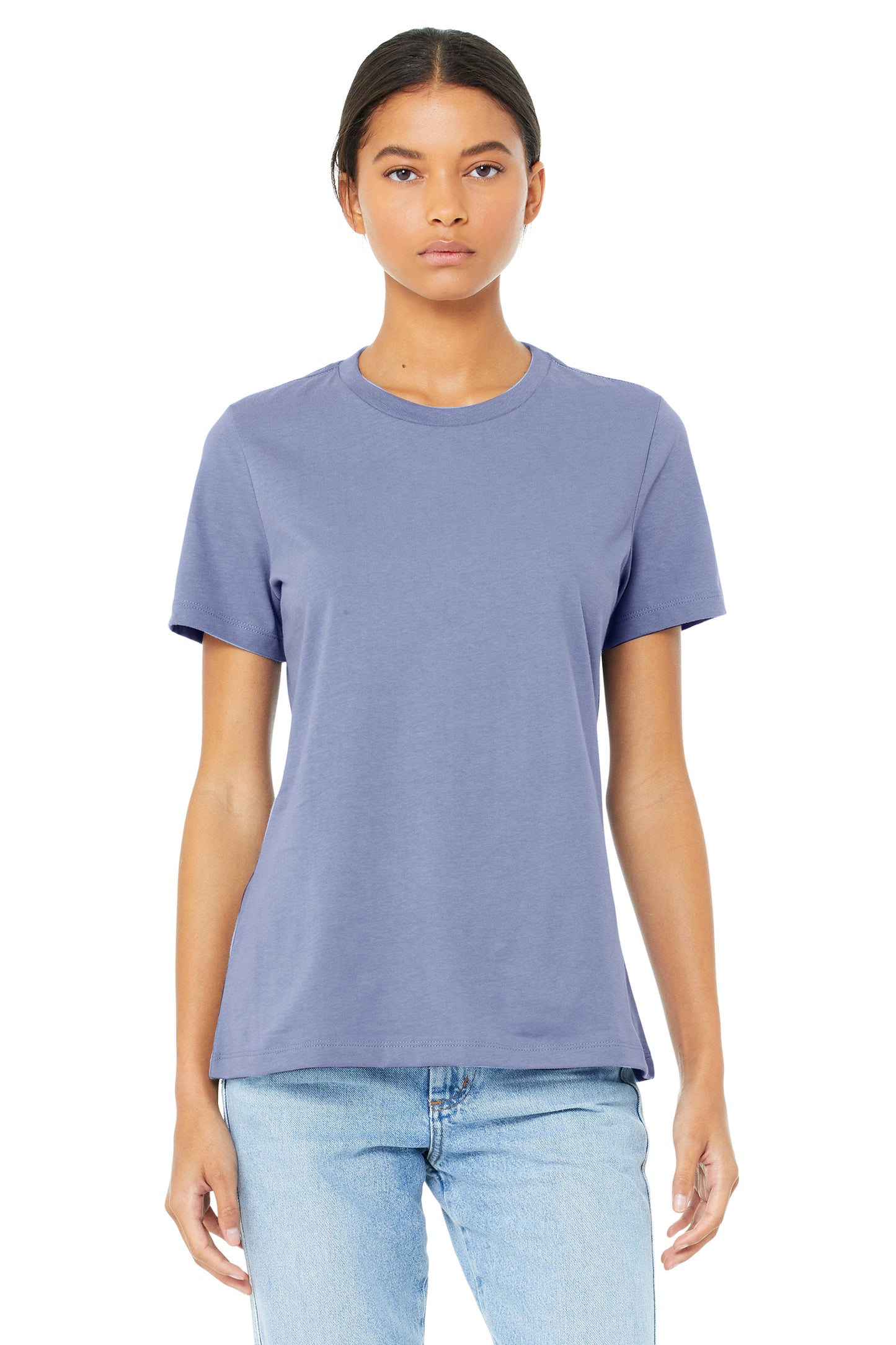 Women's Relaxed Jersey Short-Sleeve T-Shirt - Lavender Blue