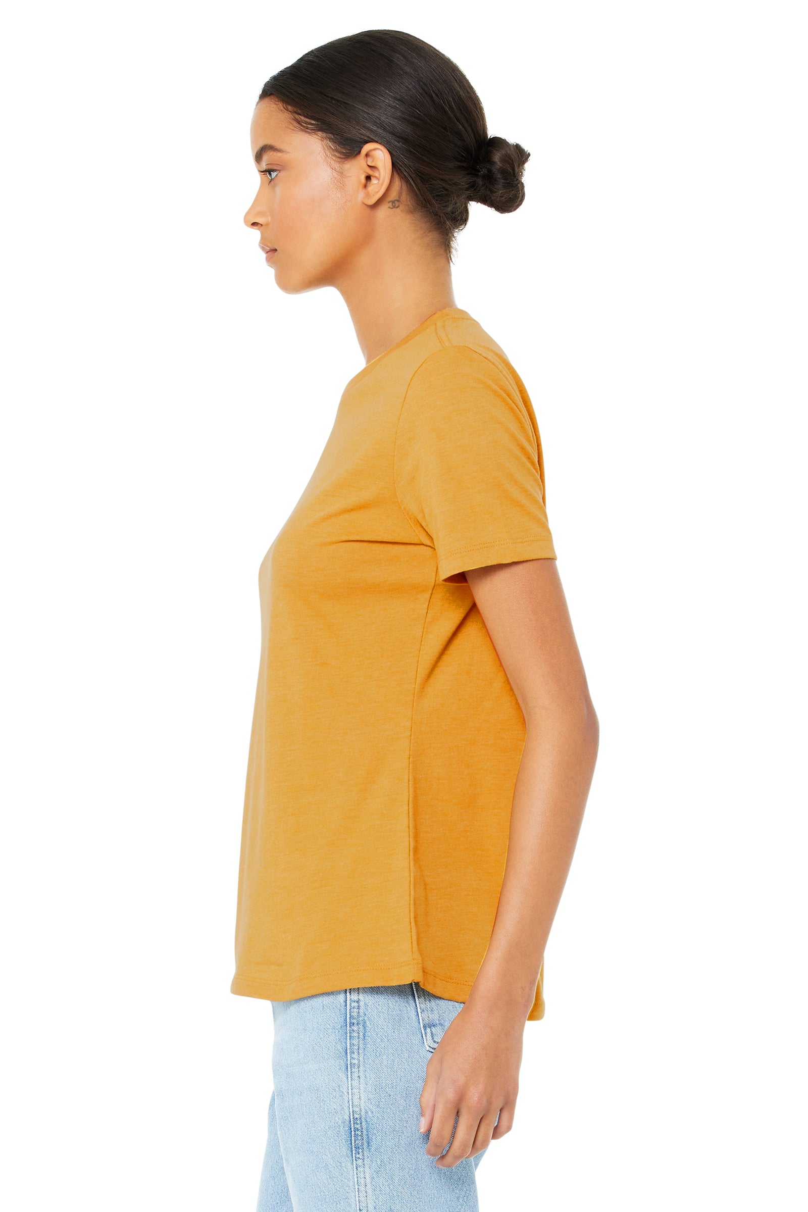 Women's Relaxed Jersey Short-Sleeve T-Shirt - Mustard