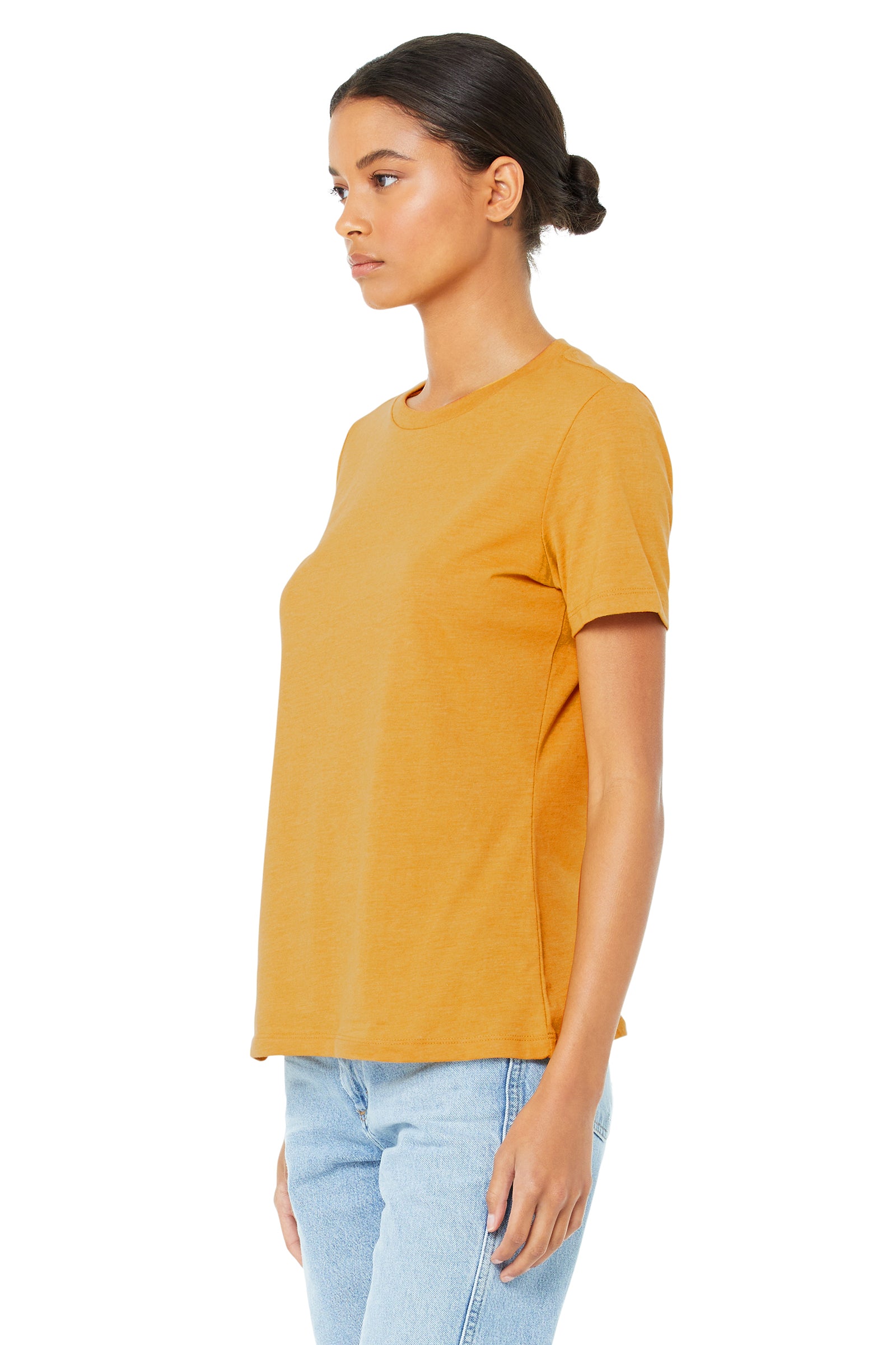 Women's Relaxed Jersey Short-Sleeve T-Shirt - Mustard