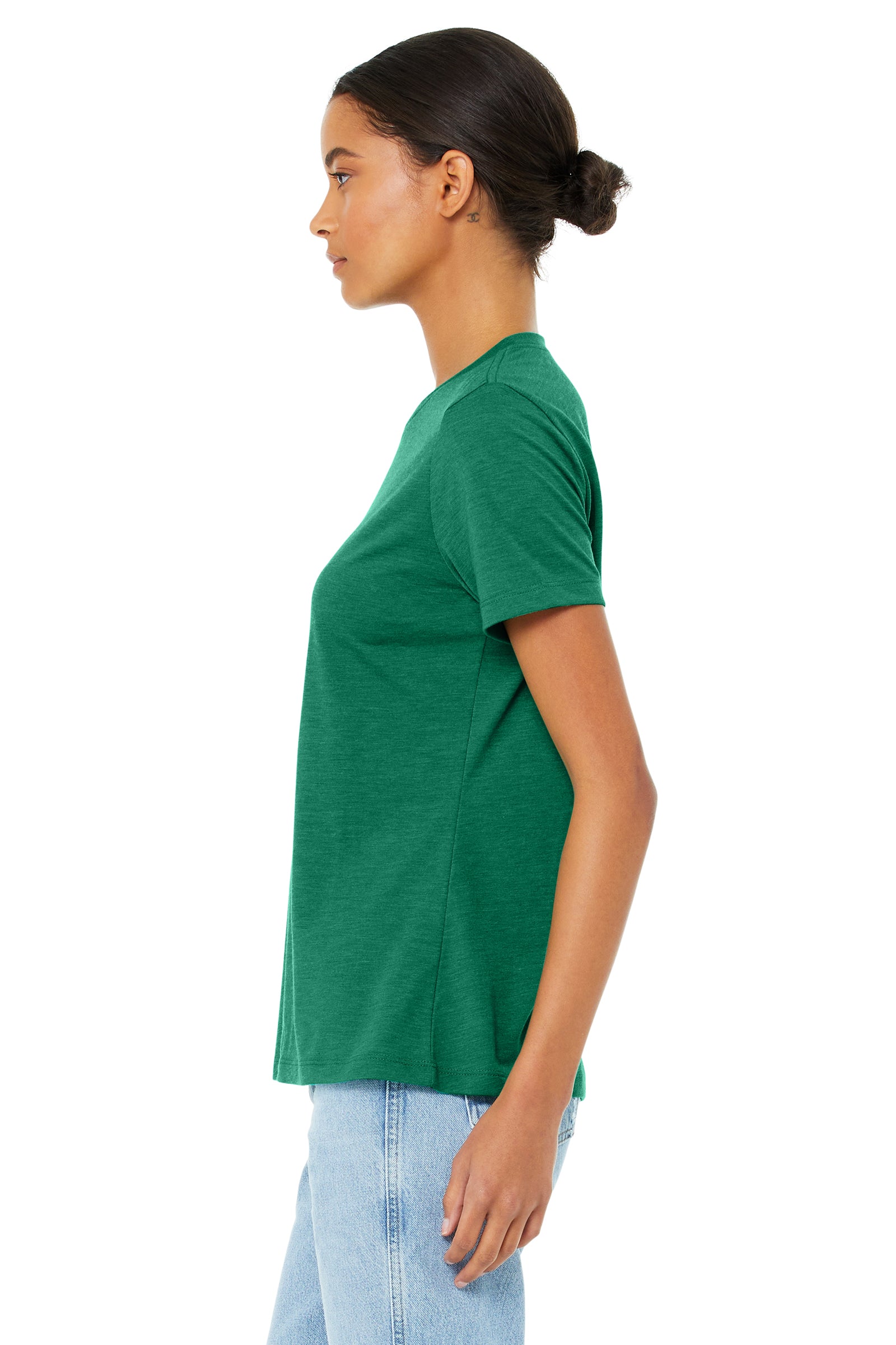 Women's Triblend Relaxed Jersey Short-Sleeve T-Shirt - Kelly Triblend