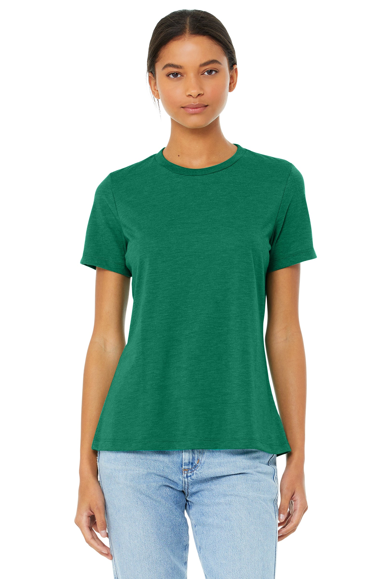 Women's Triblend Relaxed Jersey Short-Sleeve T-Shirt - Kelly Triblend