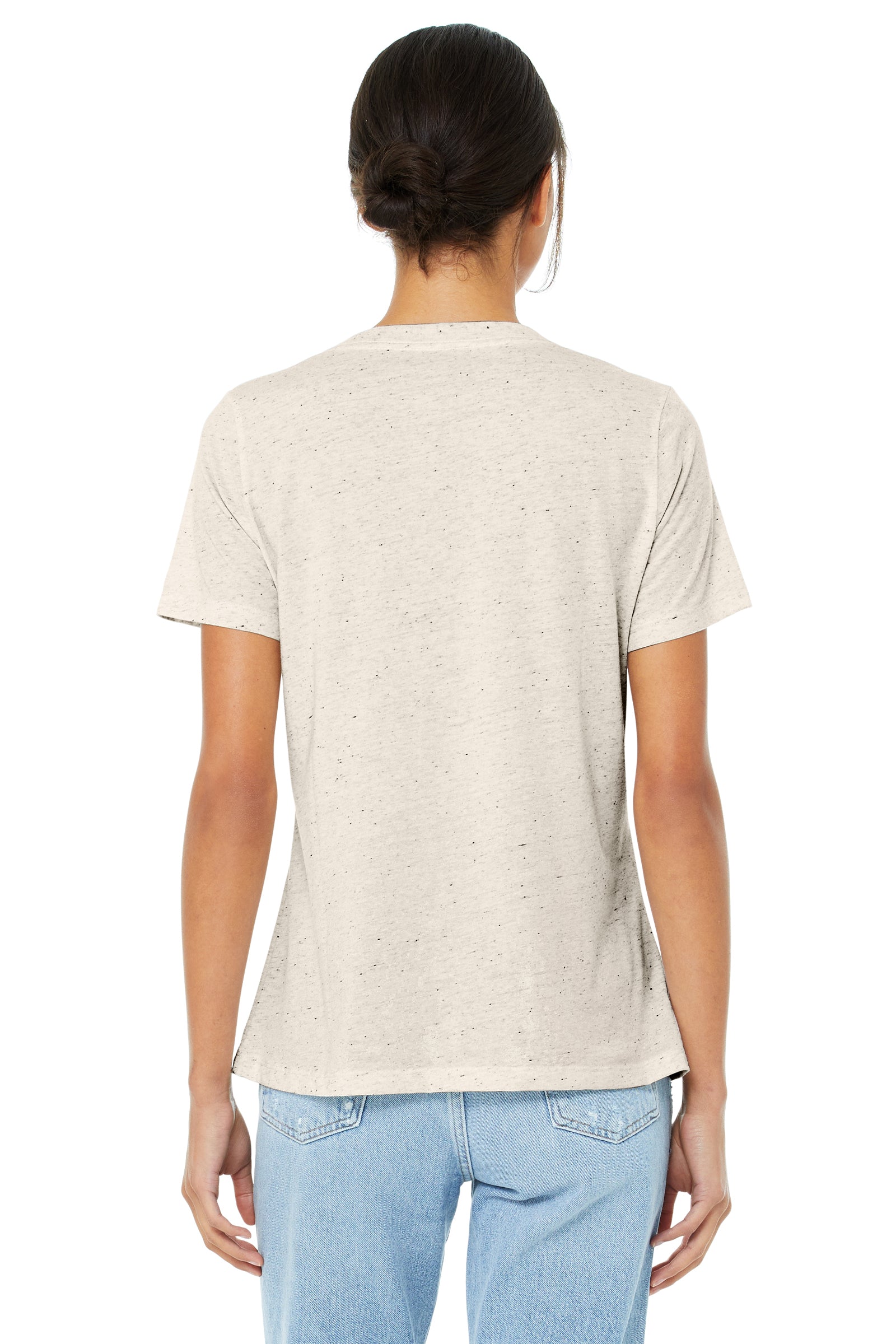 Women's Relaxed Jersey V-Neck T-Shirt - Oatmeal