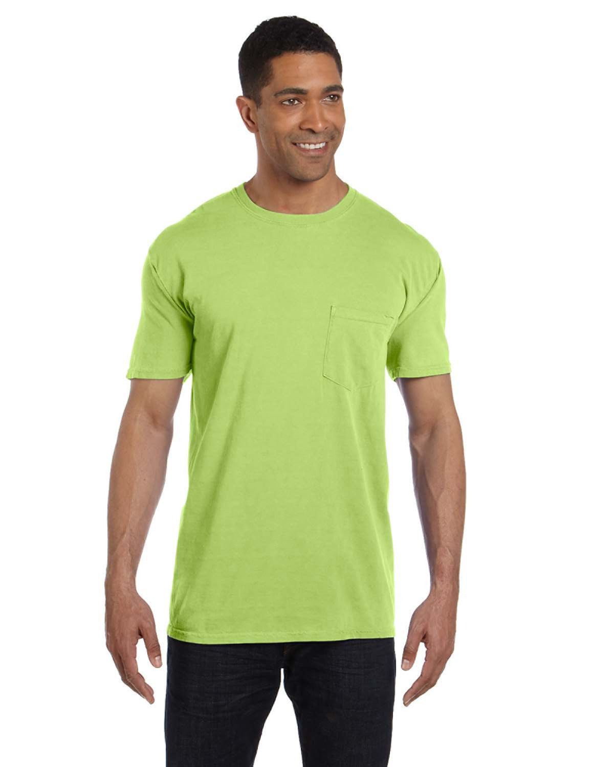 Unisex Heavyweight RS Pocket T-Shirt - Kiwi