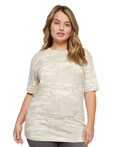 Unisex Fine Jersey T-Shirt - Natural Camo