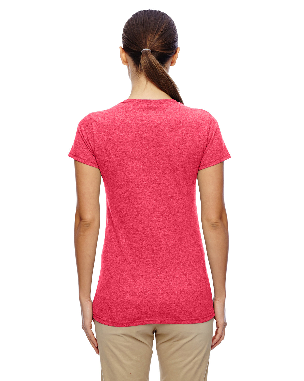 Women's Heavy Cotton™ T-Shirt - Heather Red