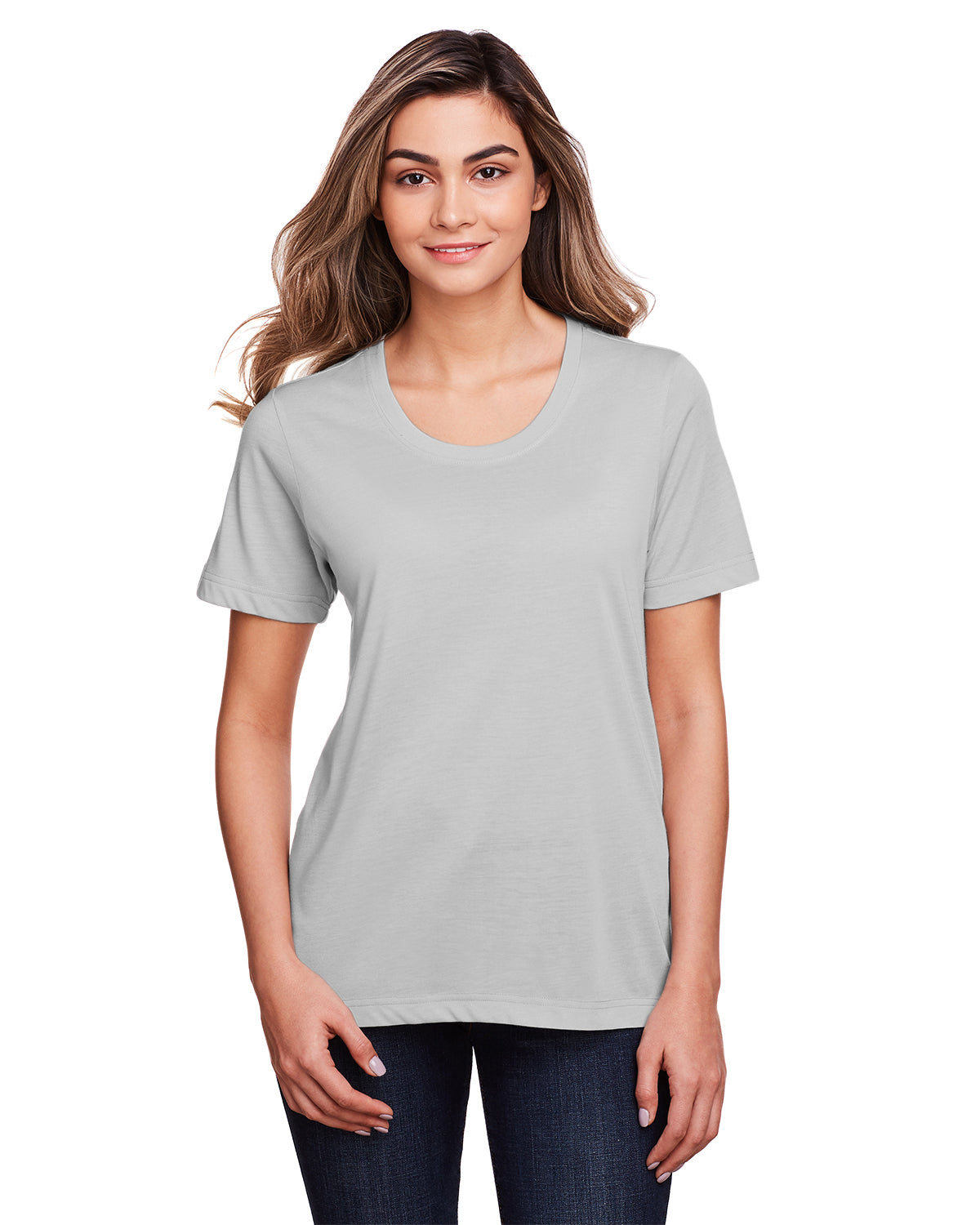 Women's Fusion ChromaSoft��� Performance T-Shirt - Platinum