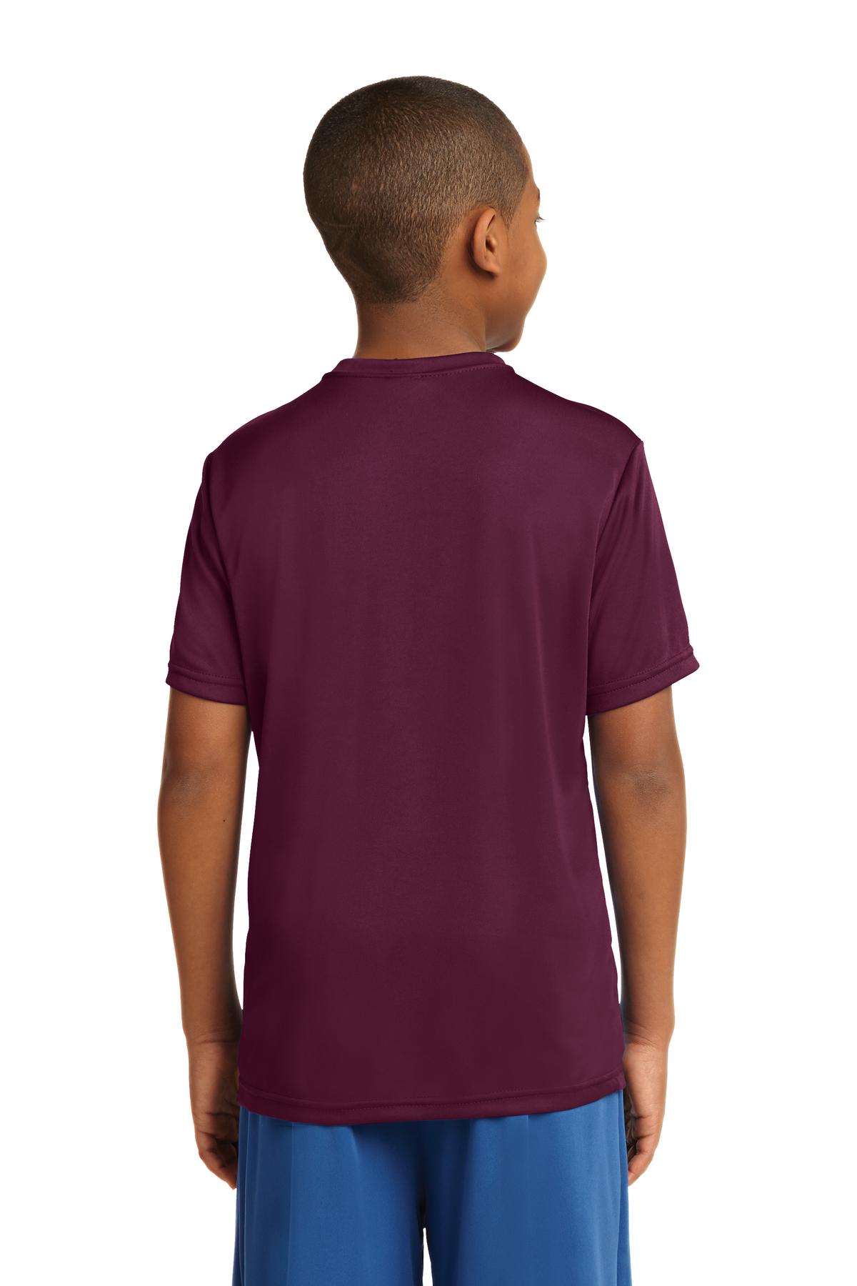 Youth PosiCharge Competitor Tee - Maroon