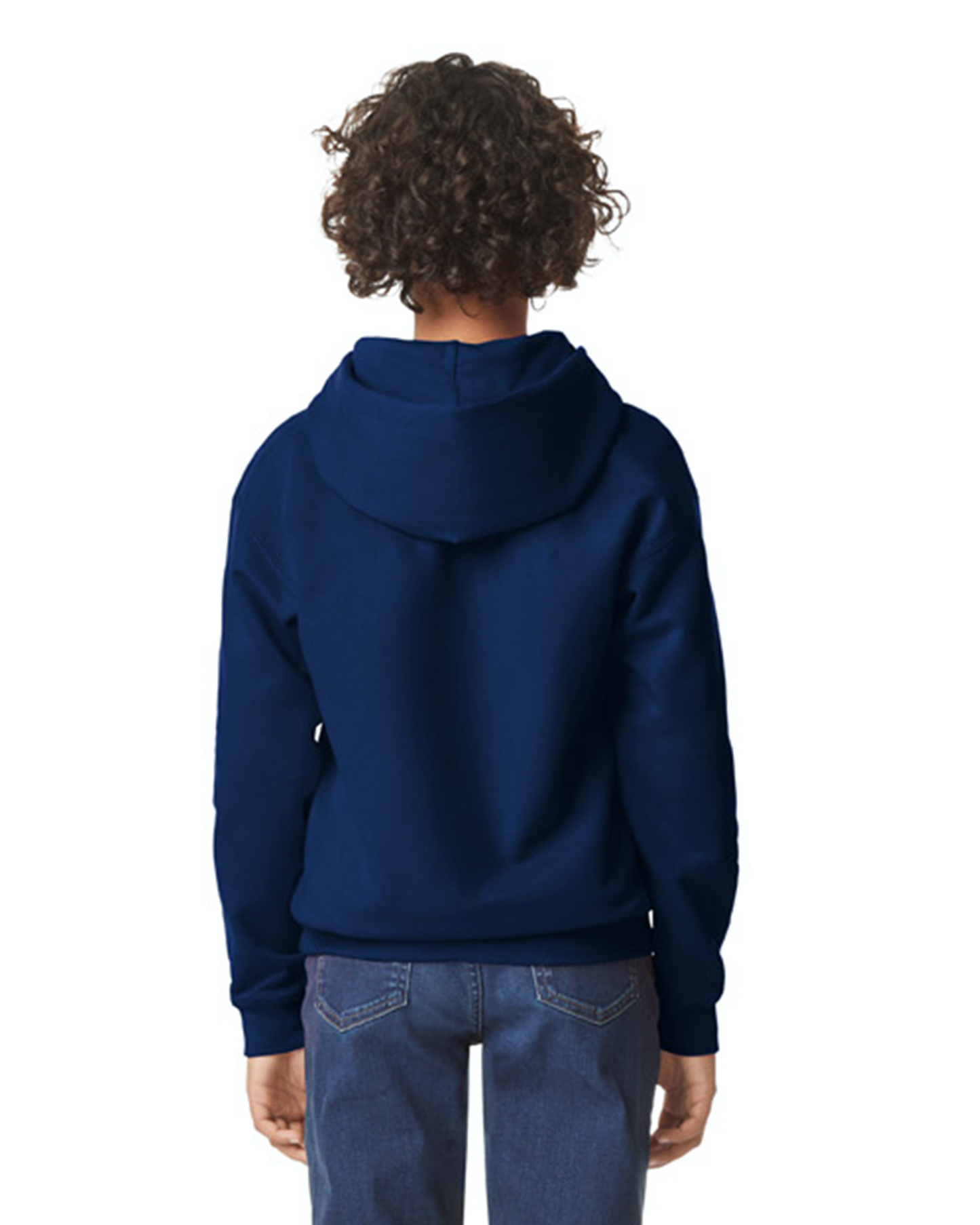 Youth Softstyle Midweight Fleece Hoodie - Navy