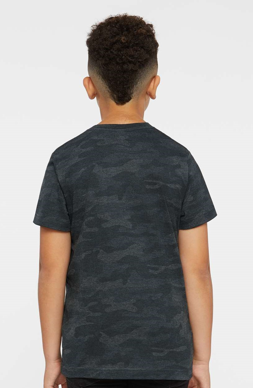 Youth Fine Jersey T-Shirt - Storm Camo