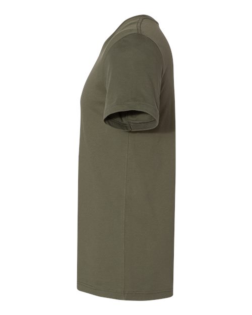 BELLA + CANVAS 3001 Military Green — direct side
