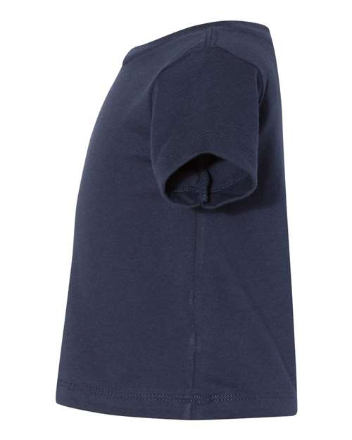 BELLA + CANVAS 3001B Navy — direct side