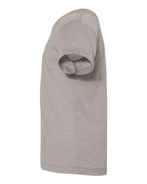 BELLA + CANVAS 3001T Heather Stone — direct side