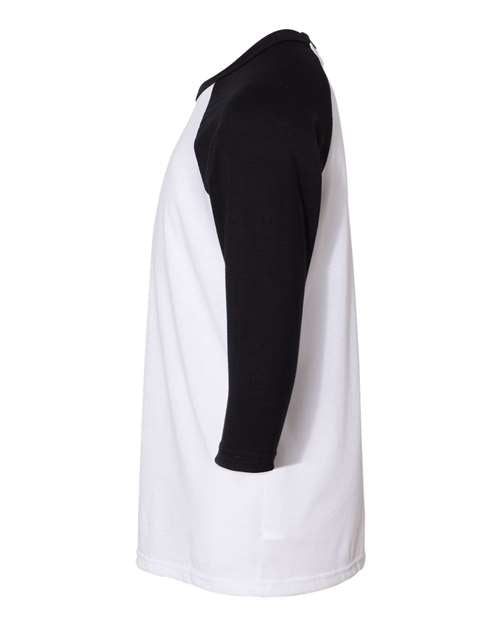 BELLA + CANVAS 3200Y White/ Black — direct side