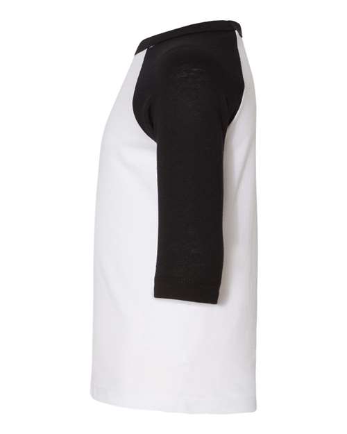 BELLA + CANVAS 3200T White/ Black — direct side