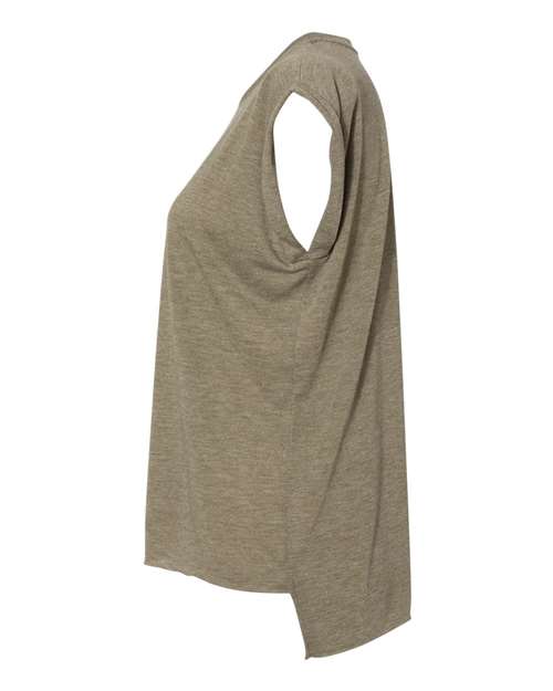 BELLA + CANVAS 8804 Heather Olive — direct side