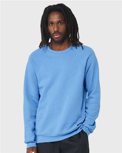 BELLA + CANVAS 3901 Carolina Blue — on model front
