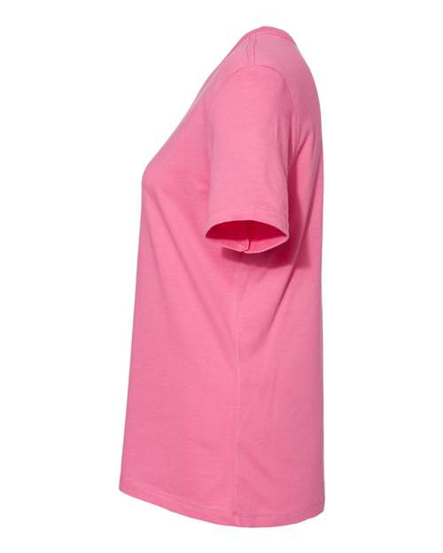 BELLA + CANVAS 6400 Charity Pink — direct side
