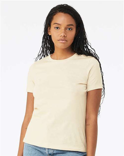 BELLA + CANVAS 6400 Natural — on model front