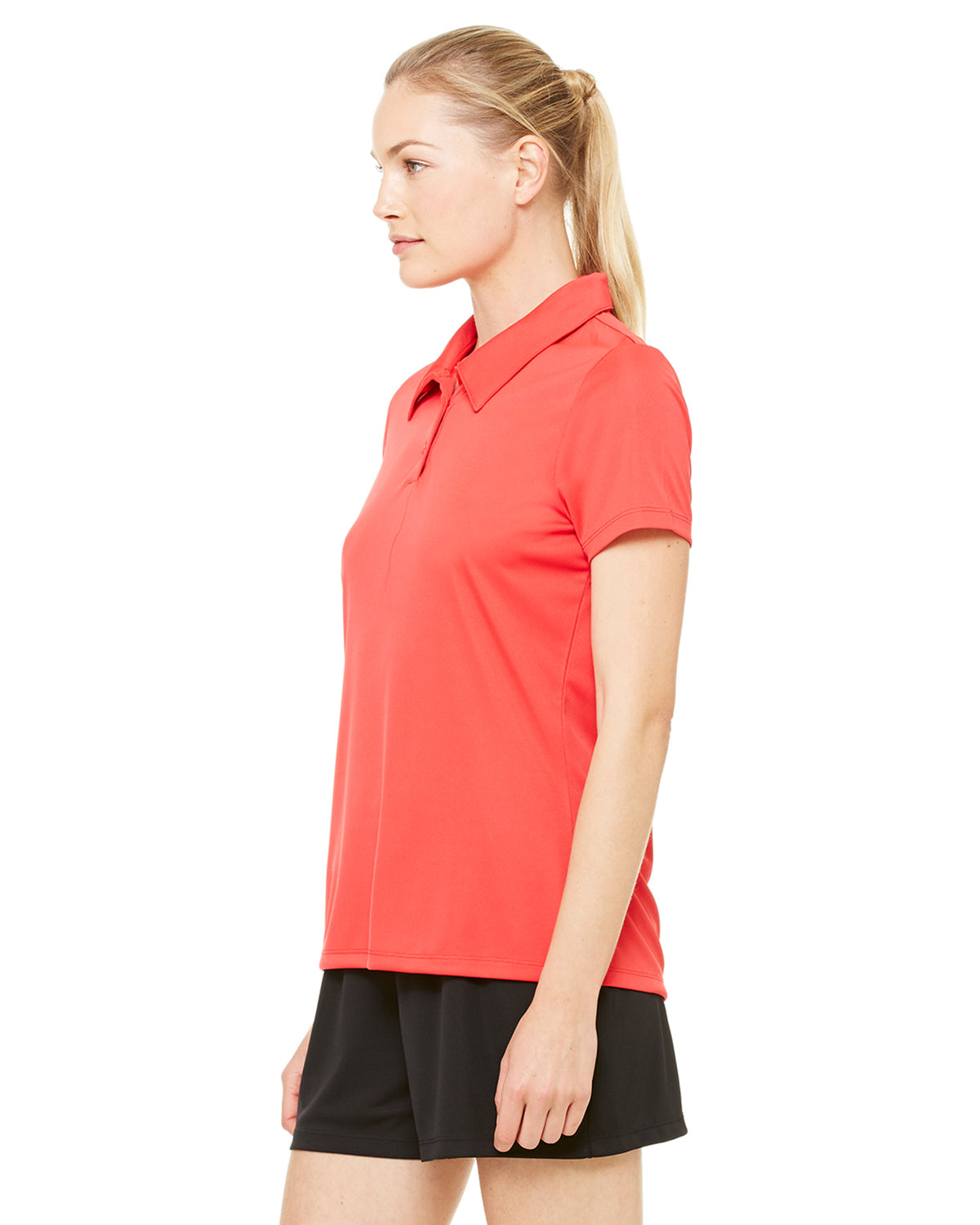 Women's Performance 3-Button Sport Shirt - Sport Red