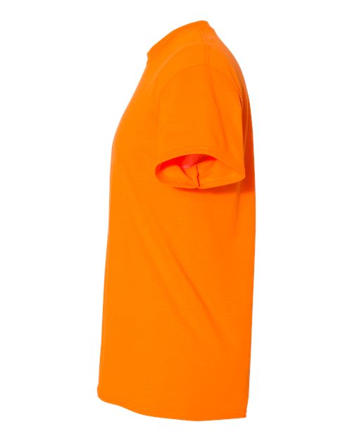 Gildan 8000 Safety Orange — direct side