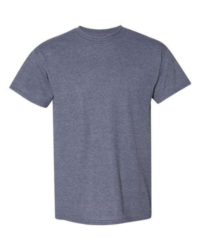 Gildan 8000 Heather Dark Navy — front