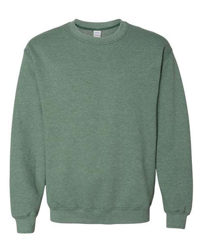Gildan 18000 Heather Dark Green — front