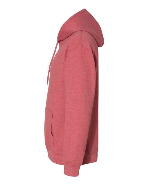 Gildan 18500 Heather Scarlet Red — direct side